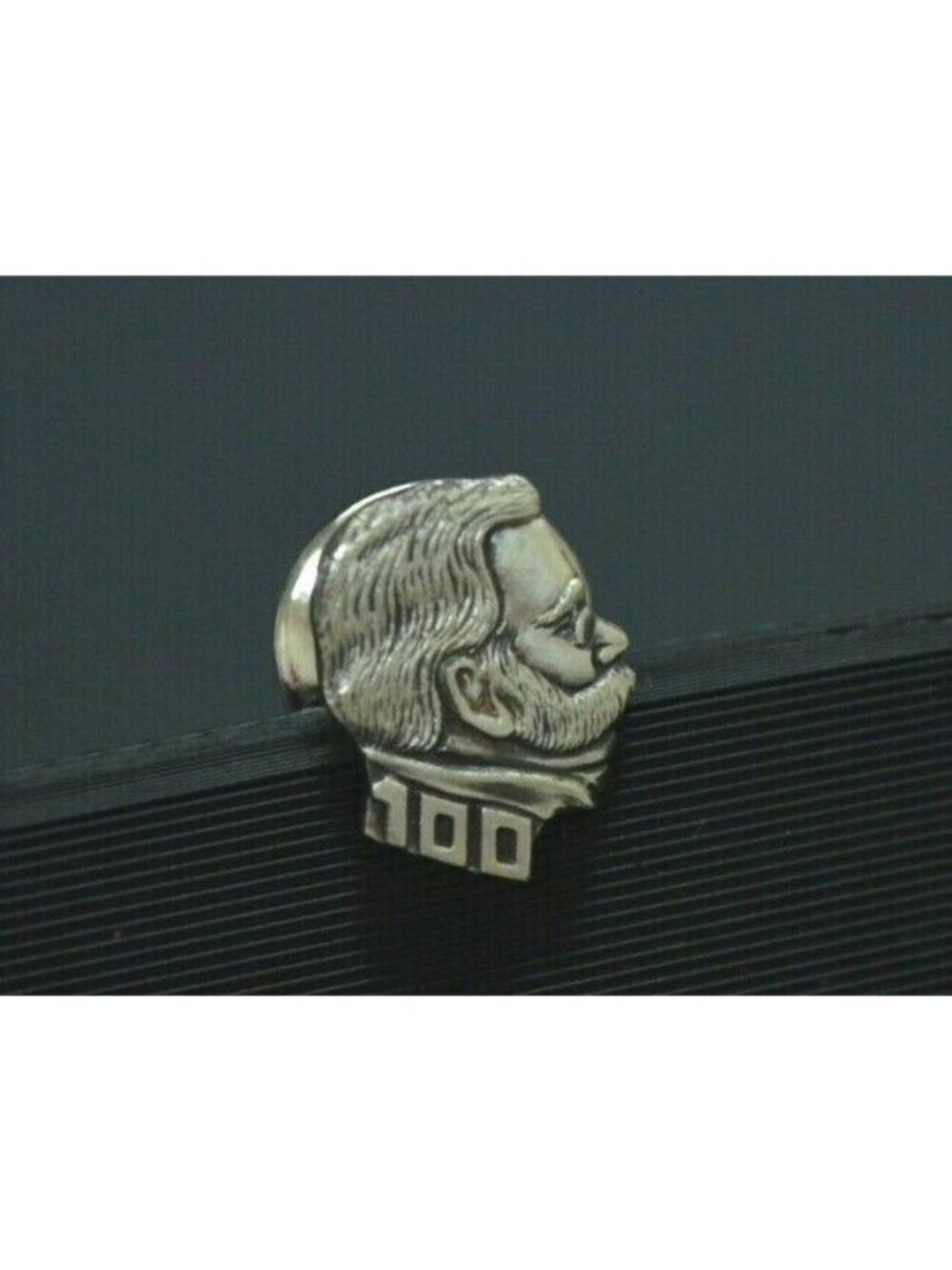 Sterling Silver Pin Lapel Hat Bag Gear Vtg Union Confederate Civil War Theme?